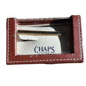 Chaps 3 Tie Holders in Leather Box